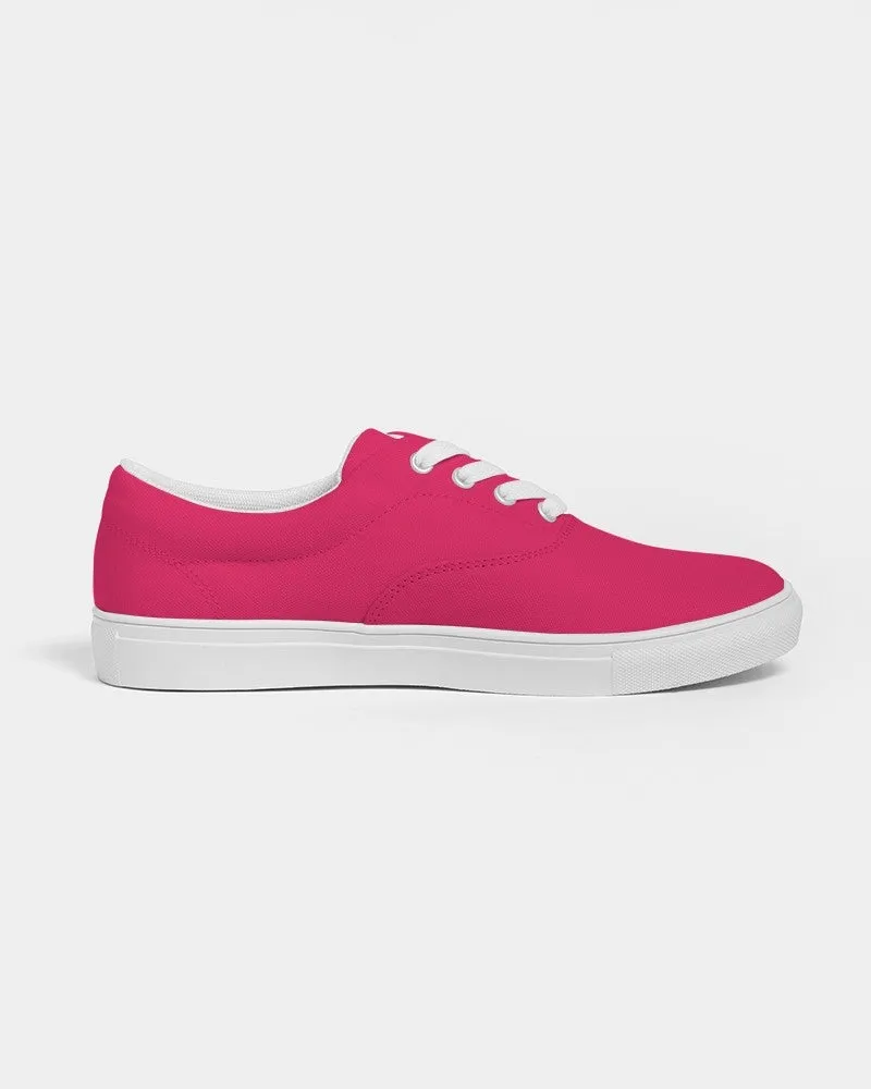 Bright Pink Men's Canvas Sneakers | Men's | Bright Pure Pink | C0M100Y50K0