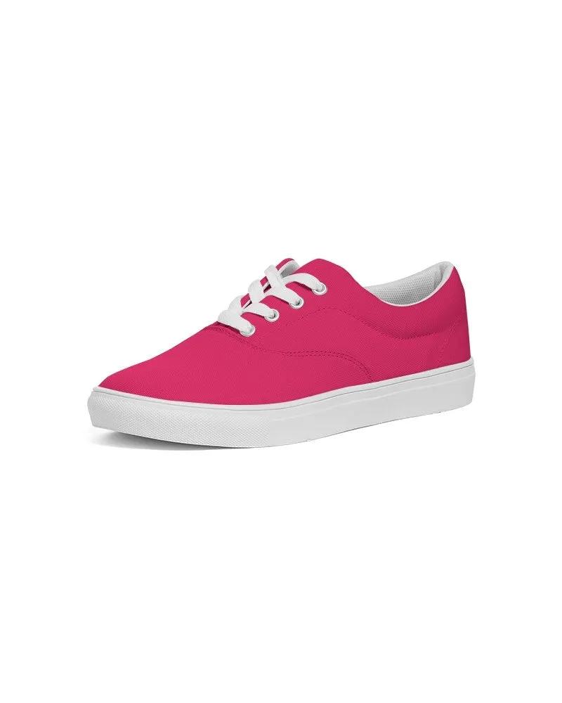 Bright Pink Men's Canvas Sneakers | Men's | Bright Pure Pink | C0M100Y50K0