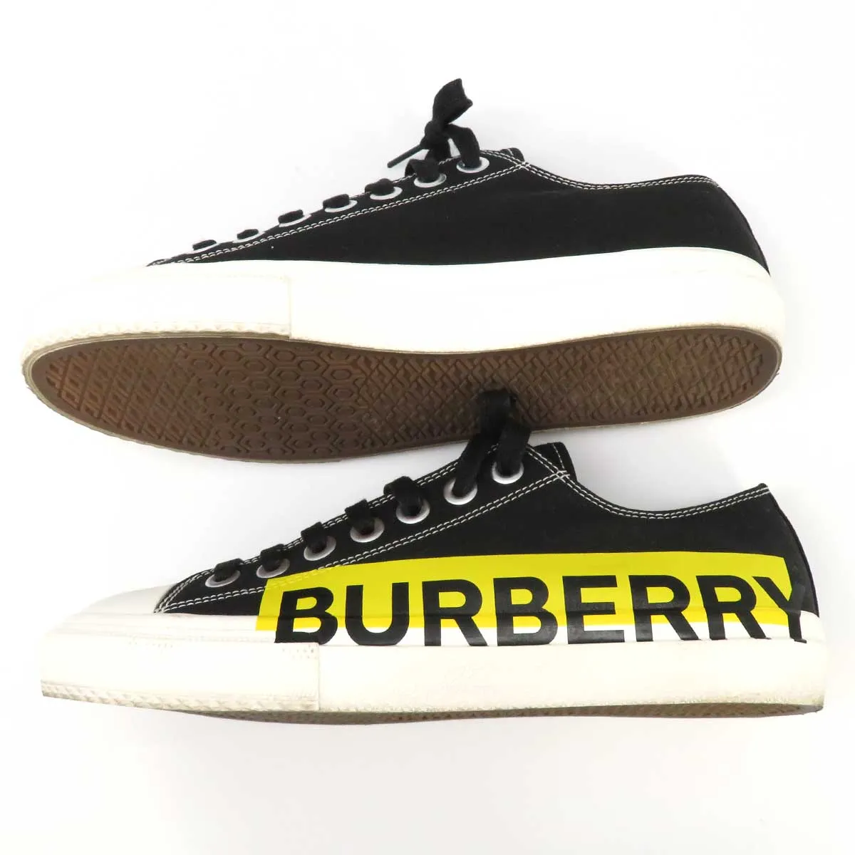 Burberry Canvas Sneakers Black 46628