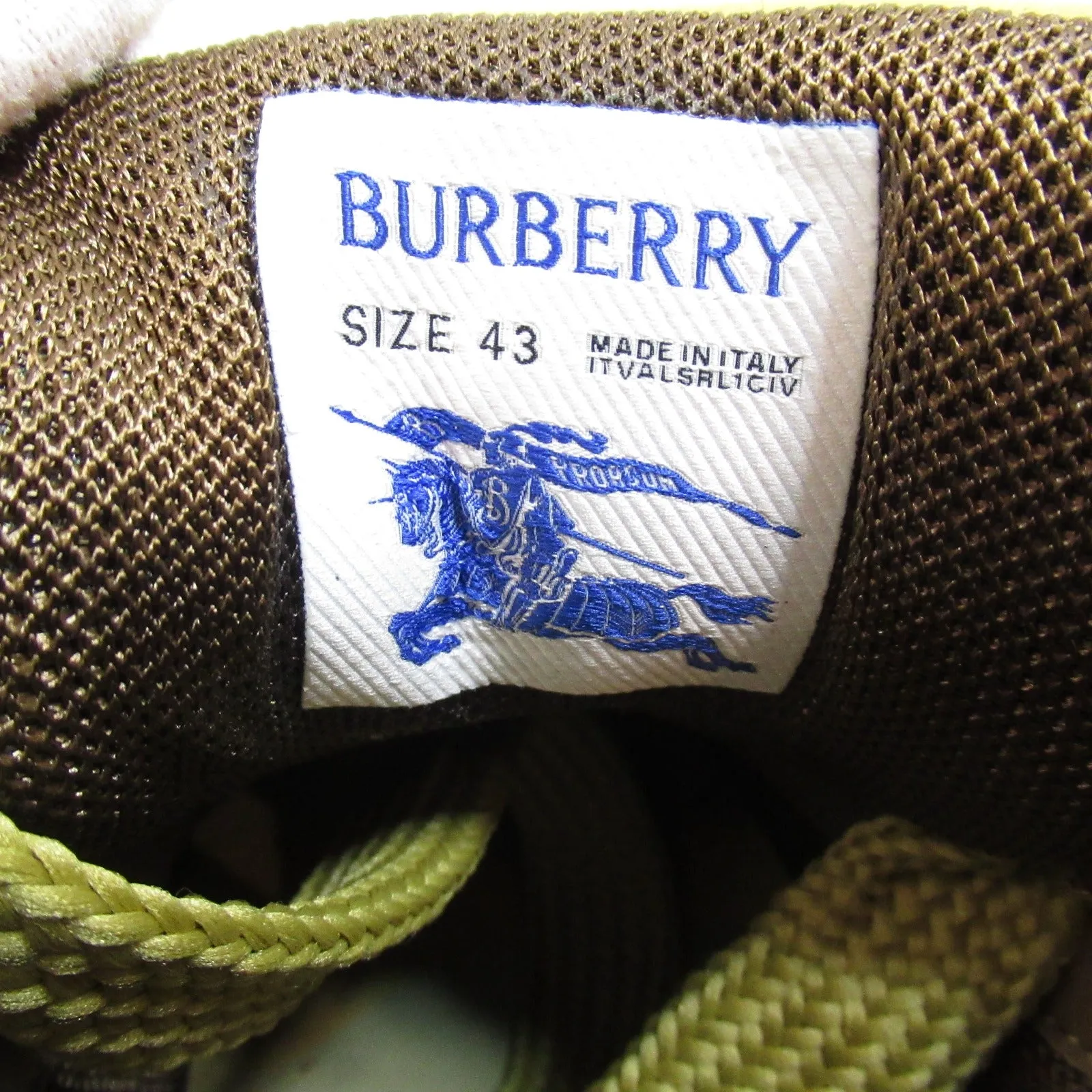 Burberry Fabric Nubuck Trek Sneakers Beige