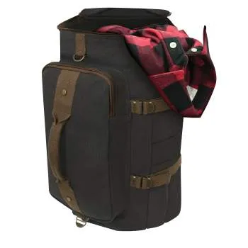 Canvas Convertible Duffle Bag Backpack