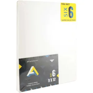 Canvas Panel Super Value Packs 9in x 12in 6pk