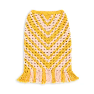 Caron Chevron Crochet Granny Skirt