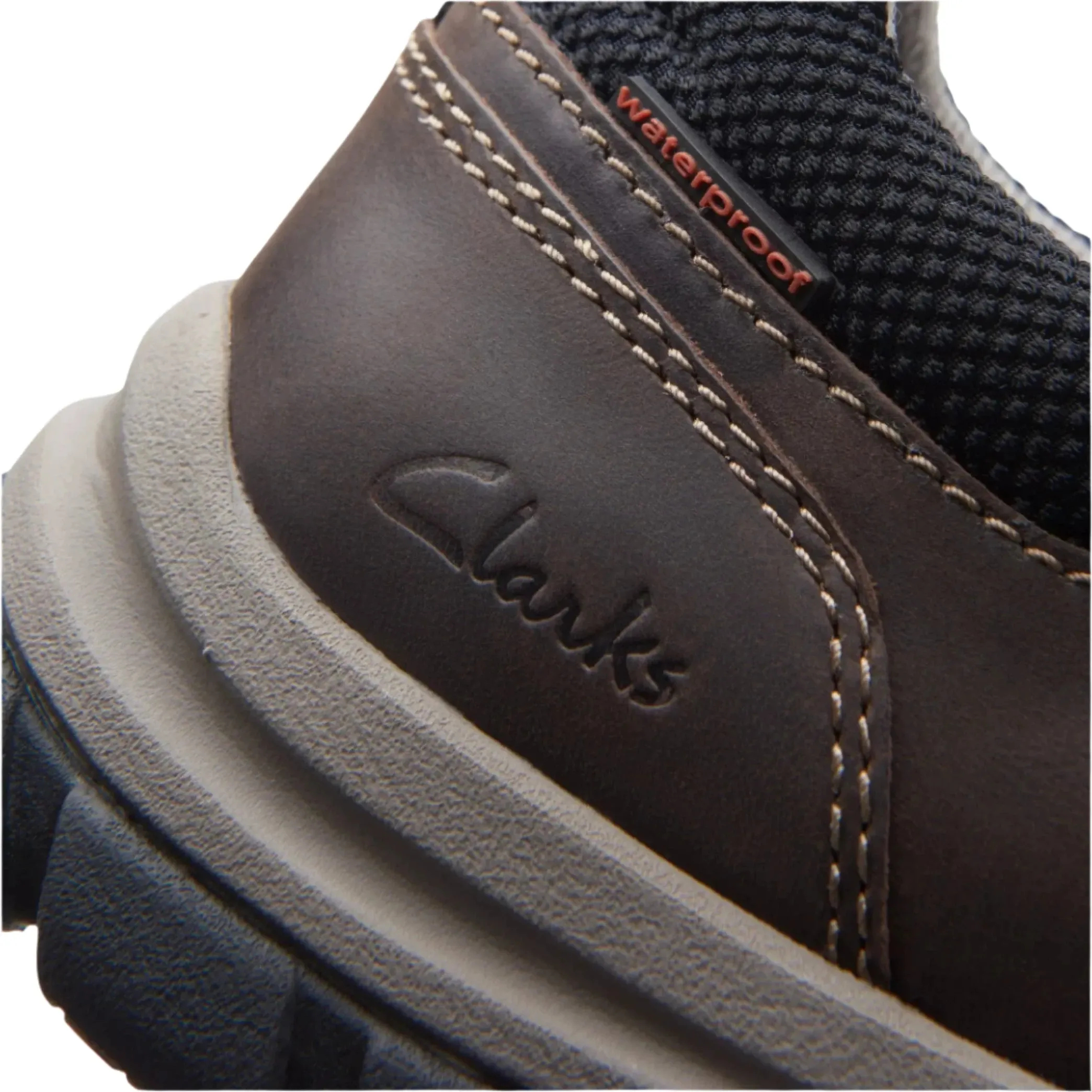 Clarks Men's Walpath Waterproof Step Slip-On - Dark Brown