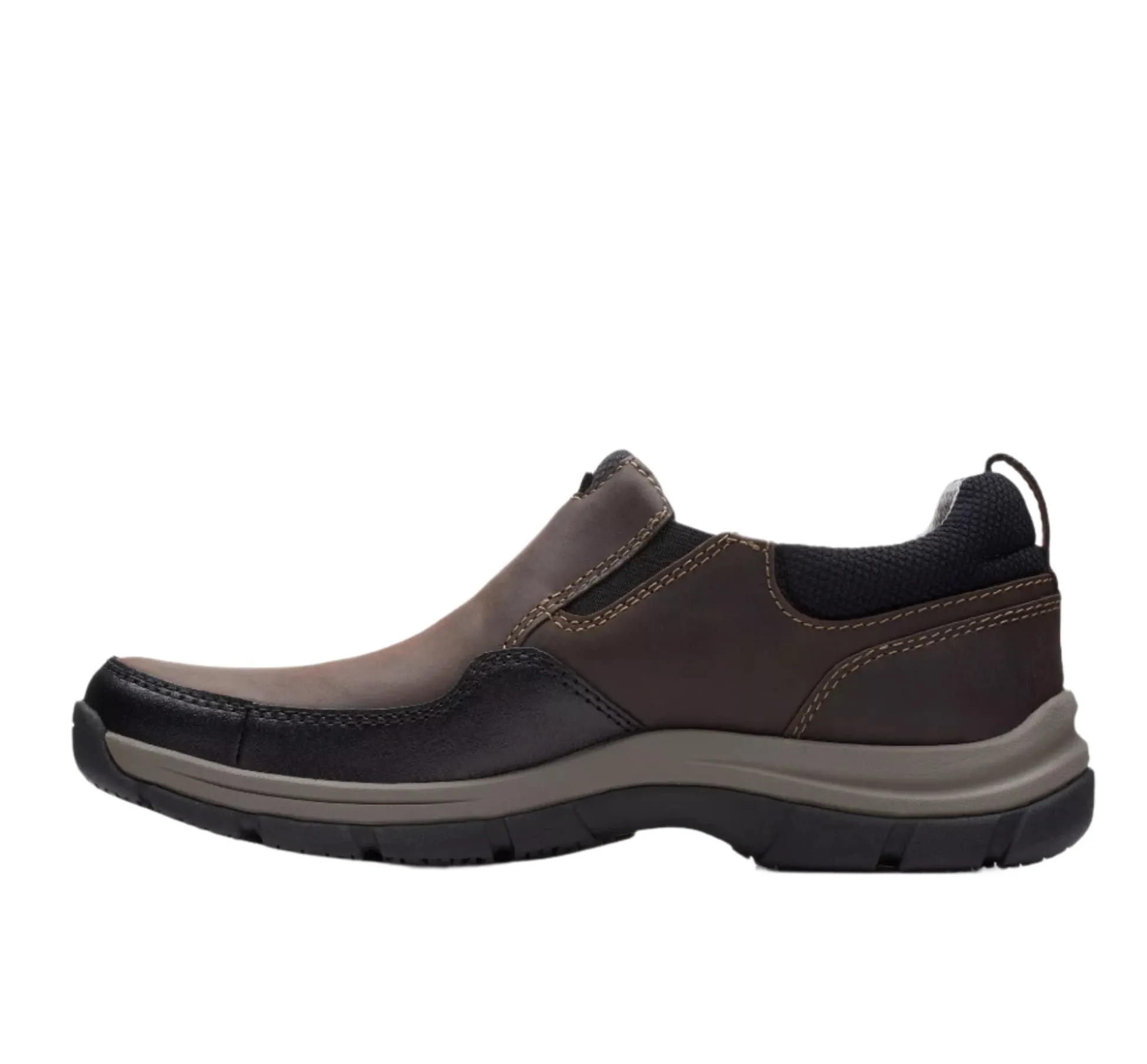 Clarks Men's Walpath Waterproof Step Slip-On - Dark Brown