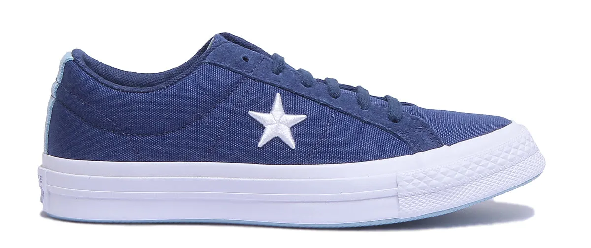 Converse 160598C One Star Low Trainer In Navy For Women