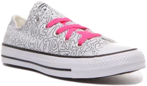 Converse 170297C In White Pink  Unisex