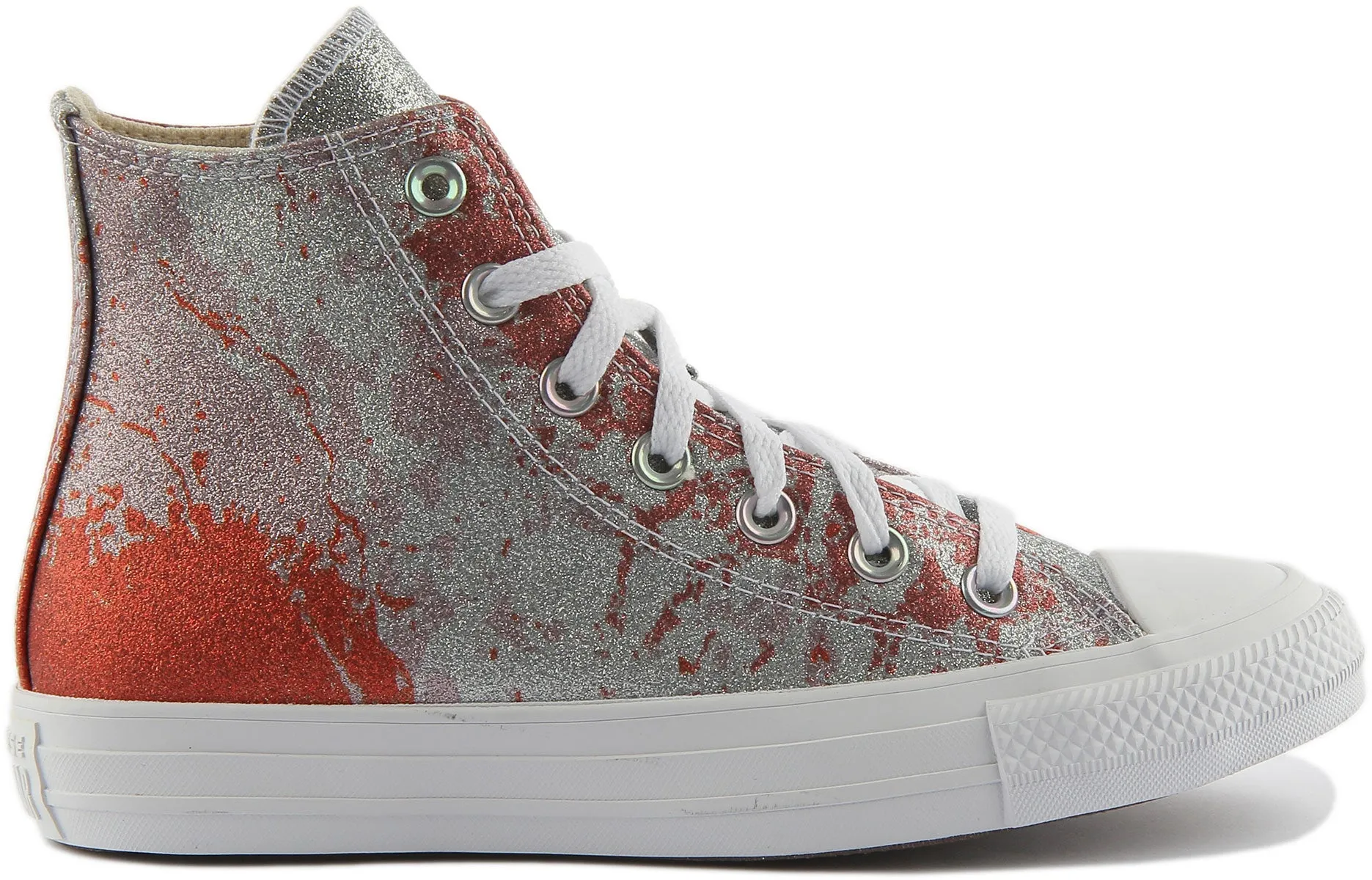 Converse All Star 571375 In Silver GlitterFor Women