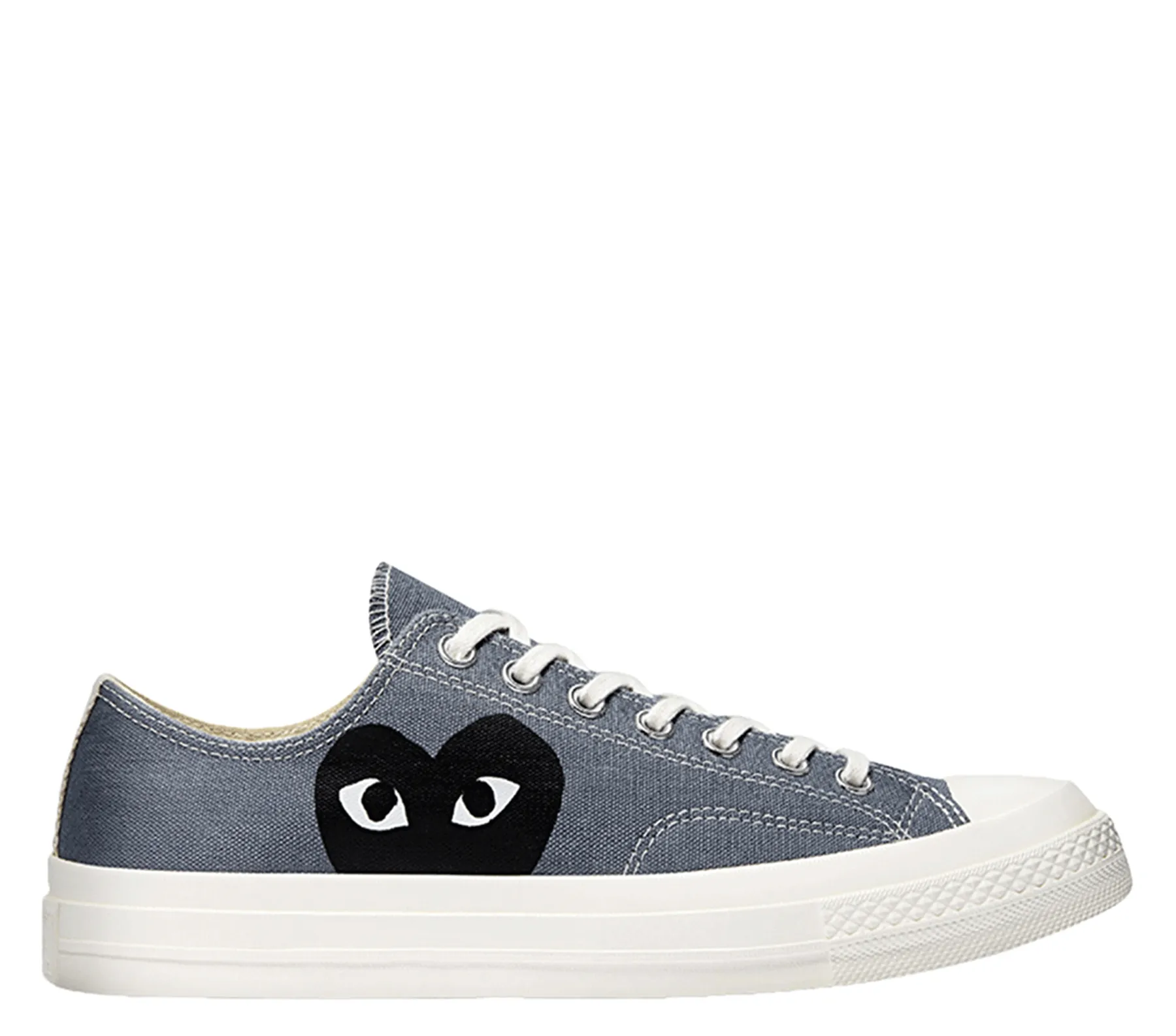 Converse Black Heart Grey Low Top