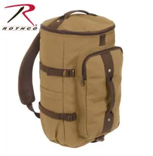 Convertible Canvas Duffle / Backpack - 19 Inches