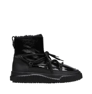 Cortina Black Sheepskin Moon Boots