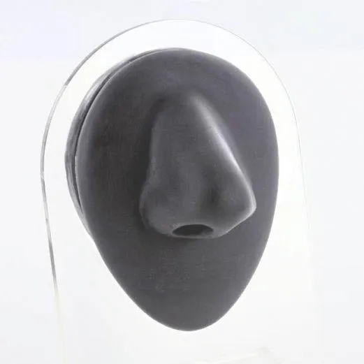 Dark Skin Silicone Body Part Display with Stand