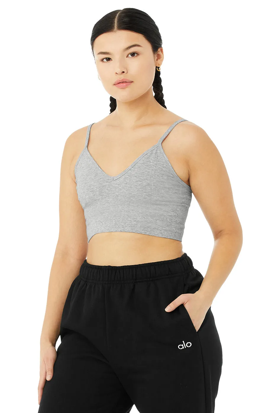 Delight Bralette - Dove Grey Heather