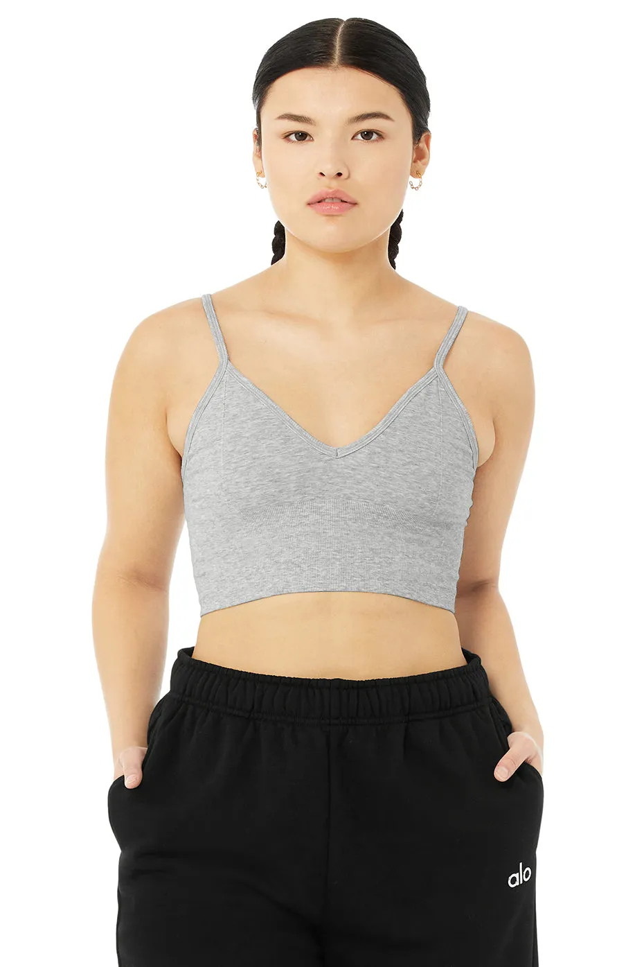 Delight Bralette - Dove Grey Heather