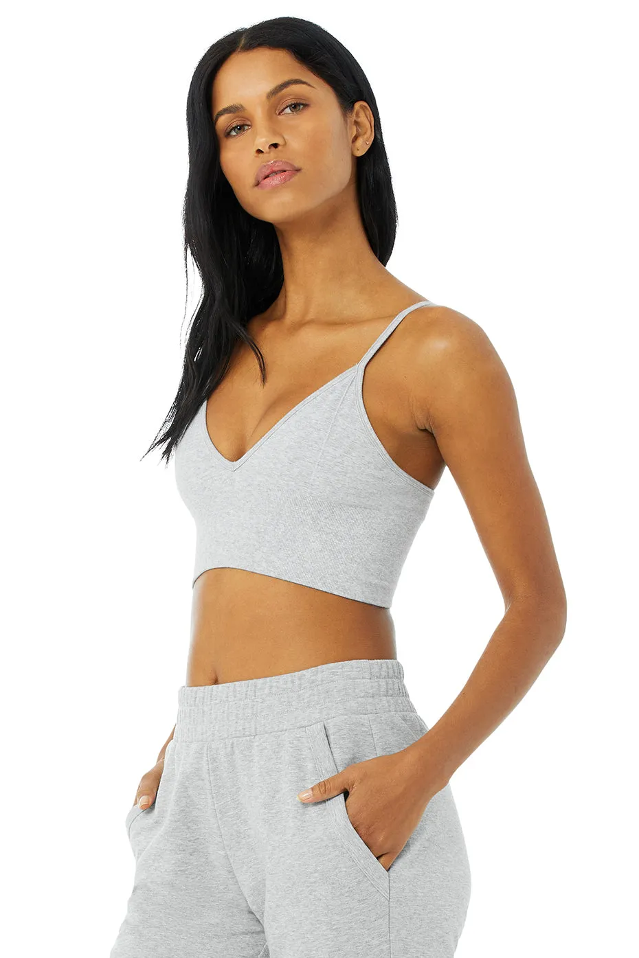 Delight Bralette - Dove Grey Heather