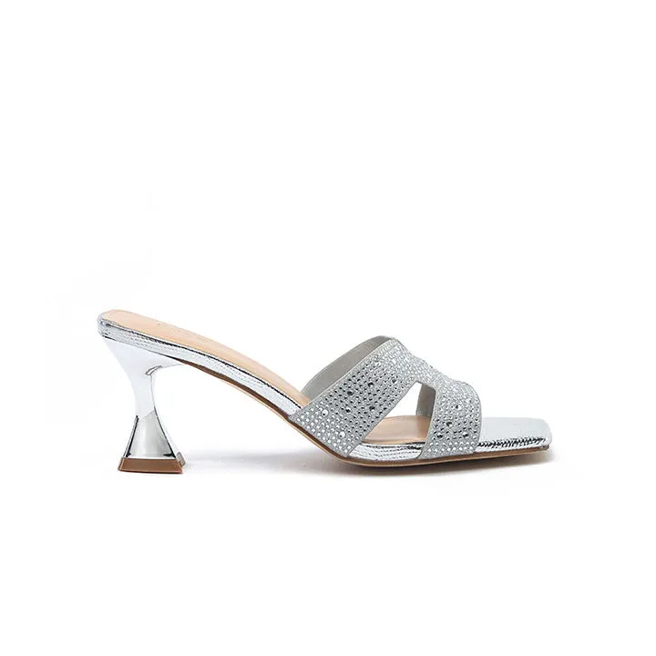 Diamante Strap Mule Sandal BB 49