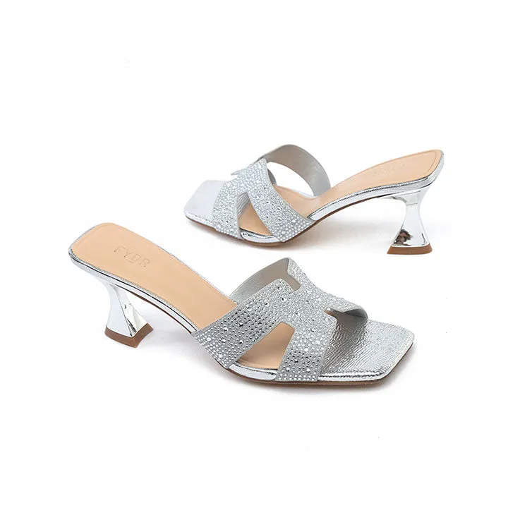 Diamante Strap Mule Sandal BB 49