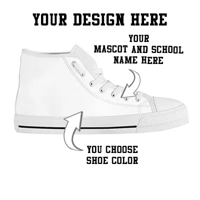 DIY - Classic High-Top Canvas Shoe - White sole 2.0