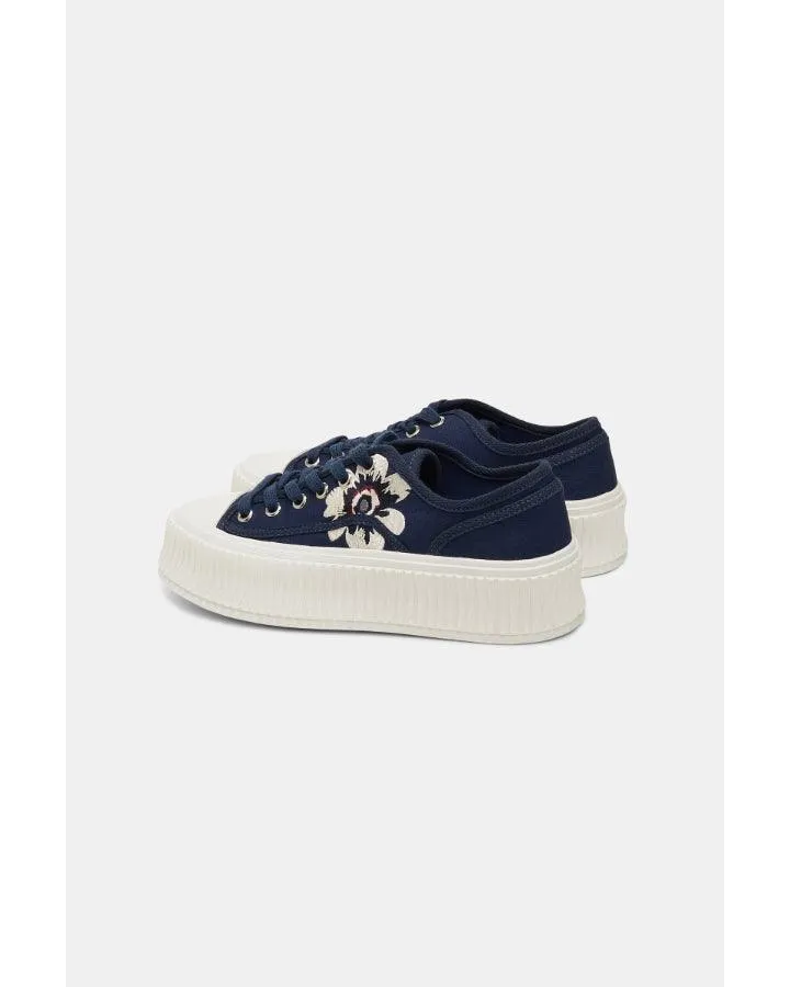 Dorothee Schumacher Floral Sportiness Embroidered Sneaker