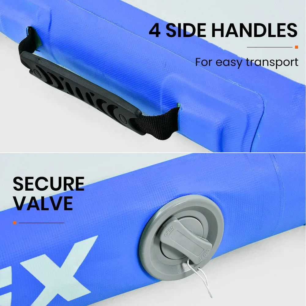 Durable Inflatable Air Track Mat 300x100x10cm with Electric Pump - Proflex