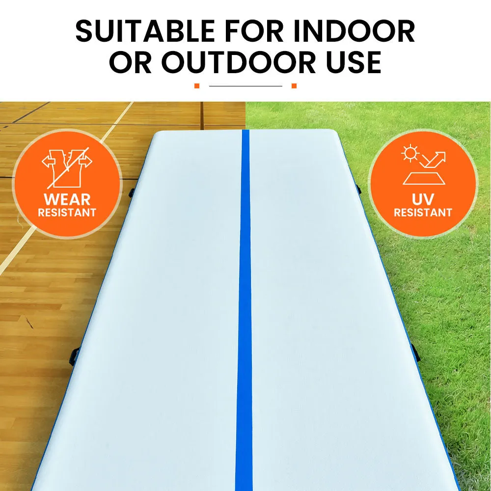 Durable Inflatable Air Track Mat for Gymnastics, w/ Pump, PROFLEX