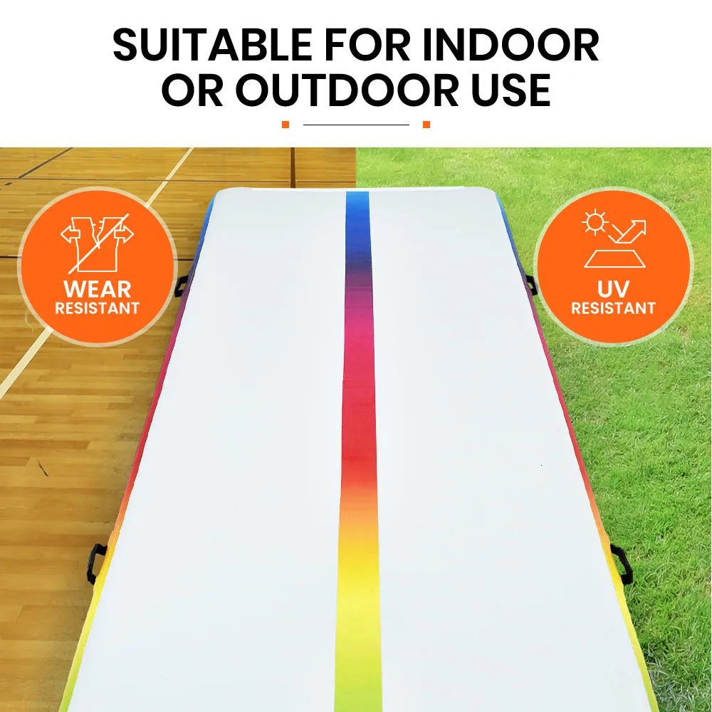 Durable Inflatable Air Track Mat with Electric Pump - Proflex