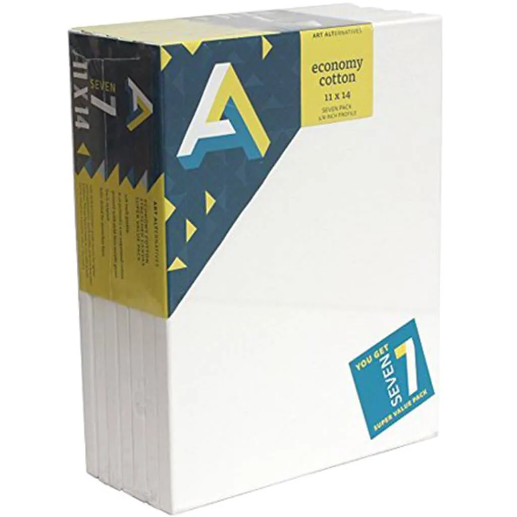 Economy Super Value Canvas Pack 11in x 14in 7pk