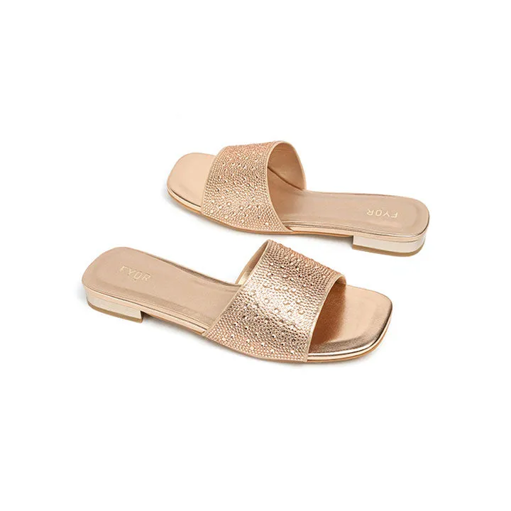 Embellished Diamante Slides HL 162