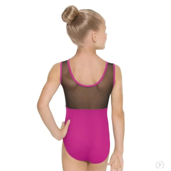 Eurotard  44586 Girls Mesh Back Tank Leotard