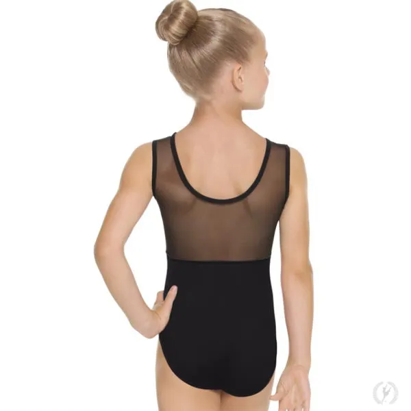 Eurotard  44586 Girls Mesh Back Tank Leotard