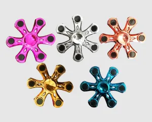 Fidget Spinner - Metal   High Quality Bearing - Premium Finish Reflective Metal colors