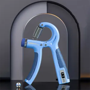 Fitness Exercise Arm Strength Machine Puller Finger Grip Strength Machine Mechanical Count-Blue