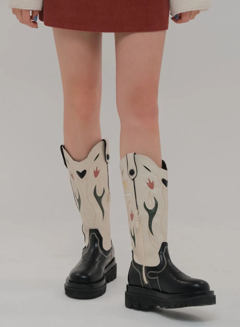 Floral Cowboy Boots BS-A2712S201