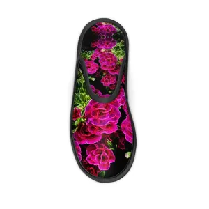 Floral Embosses: Roses 02-01 Ladies Slippers