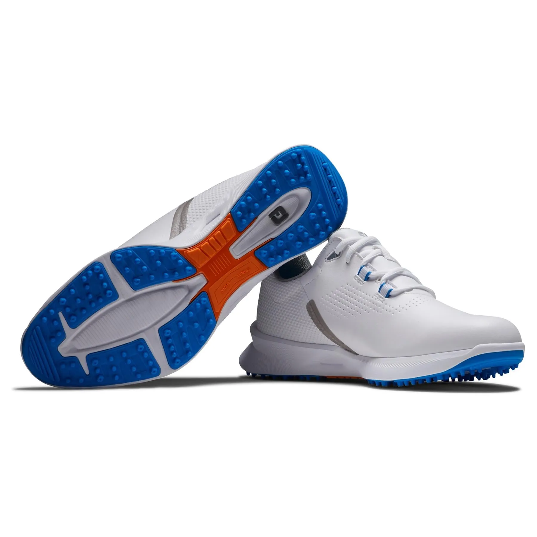 Fuel Spikeless Golf Shoe White/Orange - AW23