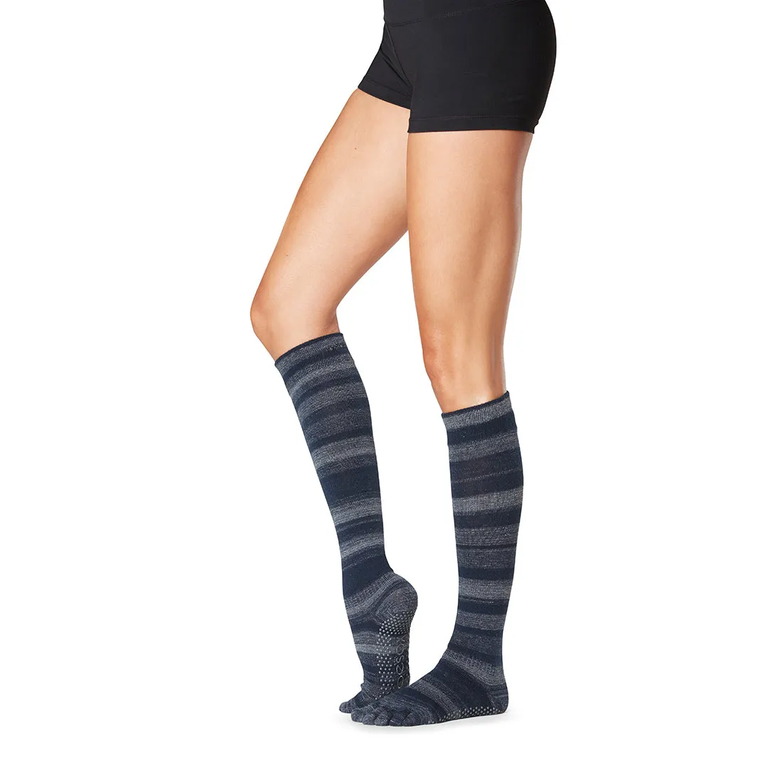 Full Toe Scrunch Knee High Grip Socks *