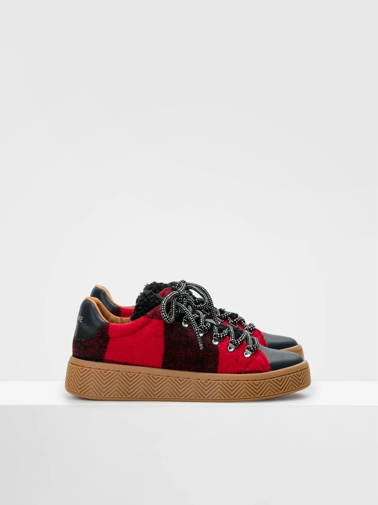 Ginger Sneaker Silk Scottish Black Carmin