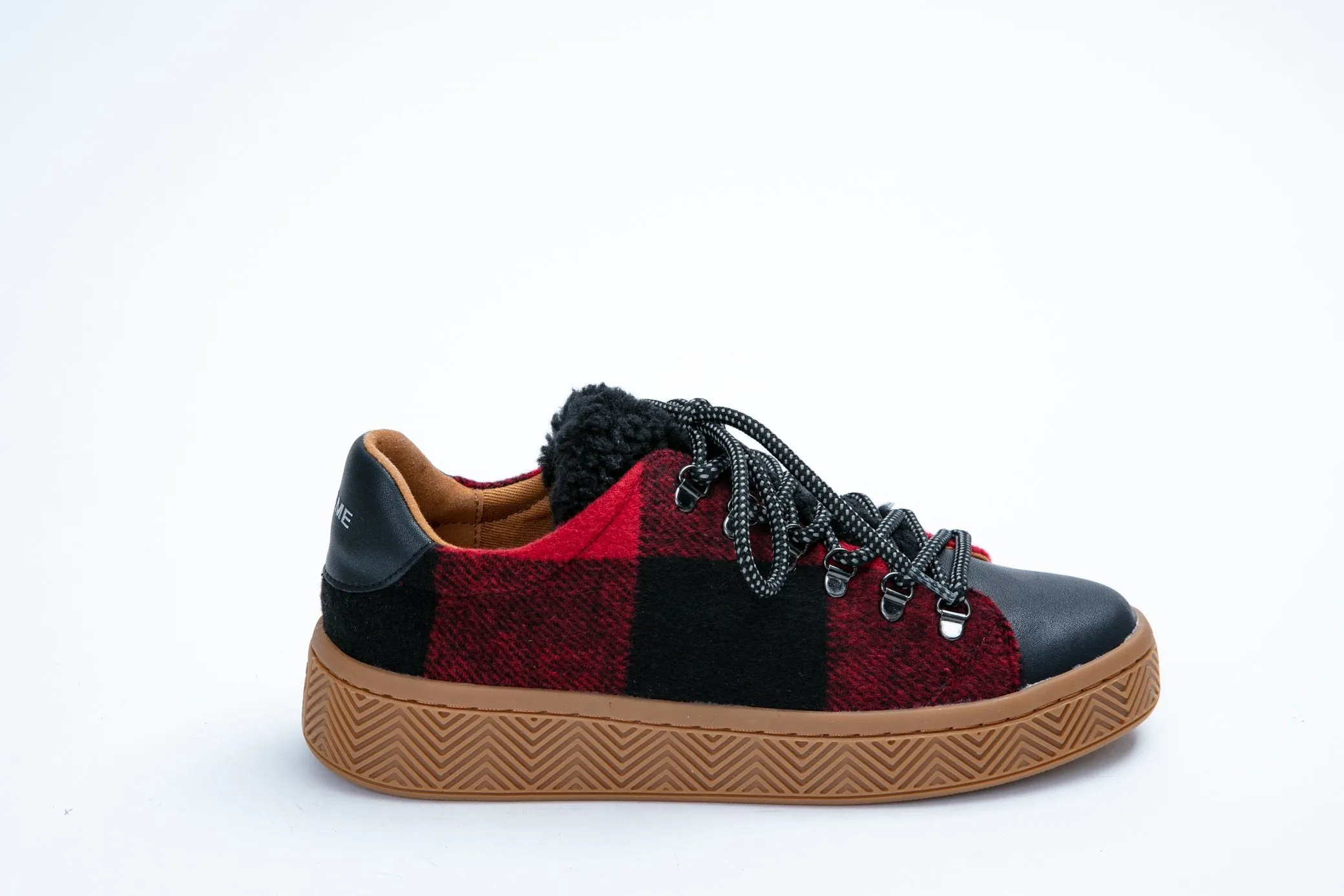 Ginger Sneaker Silk Scottish Black Carmin