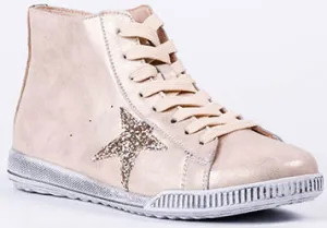 GOLD GLITTER STAR HIGH TOP SNEAKER