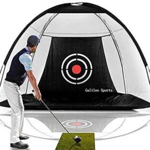 GolfBasic Foldable Golf Practice BLACK Cage Net