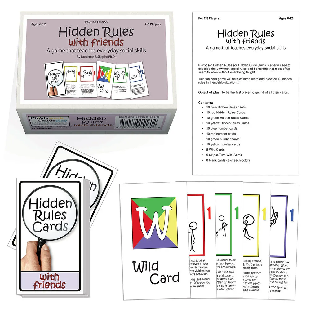 Hidden Rules Card Game Set of 4