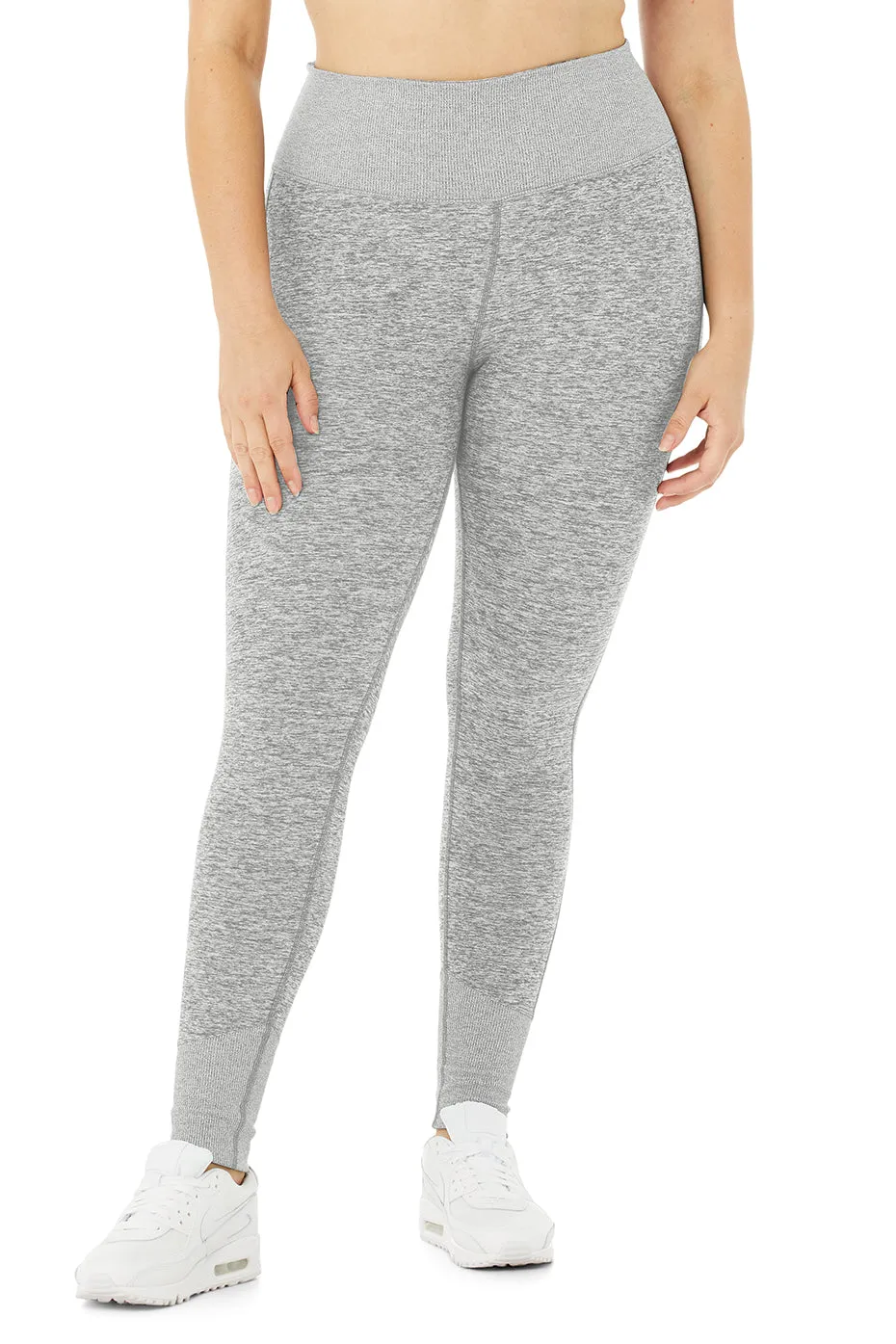 High-Waist Alosoft Lounge Legging - Dove Grey Heather