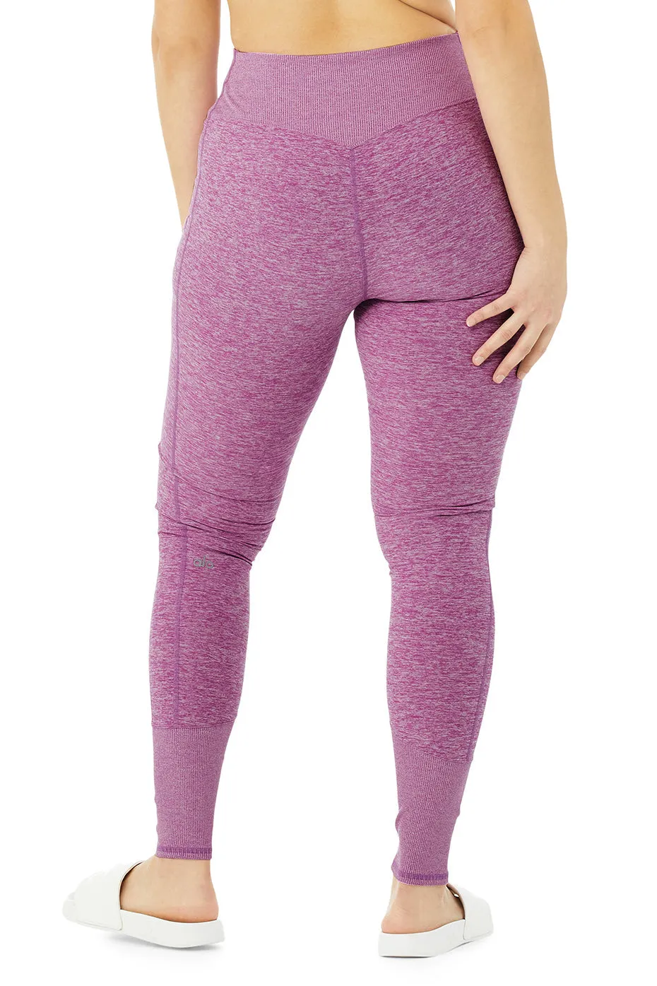 High-Waist Alosoft Lounge Legging - Electric Violet Heather