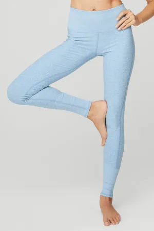 High-Waist Alosoft Lounge Legging - Tile Blue/White Heather