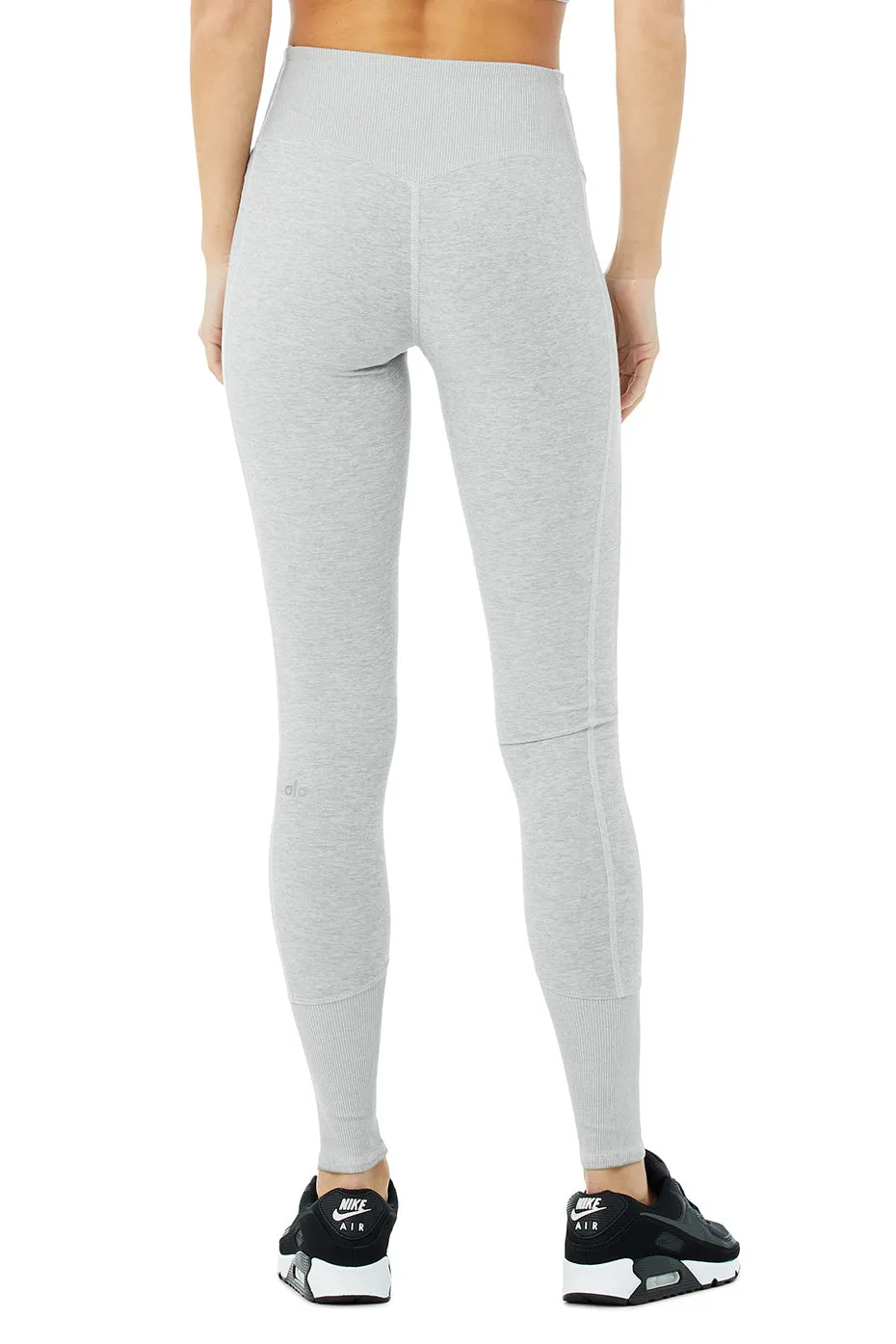 High-Waist Alosoft Lounge Legging - Zinc Heather