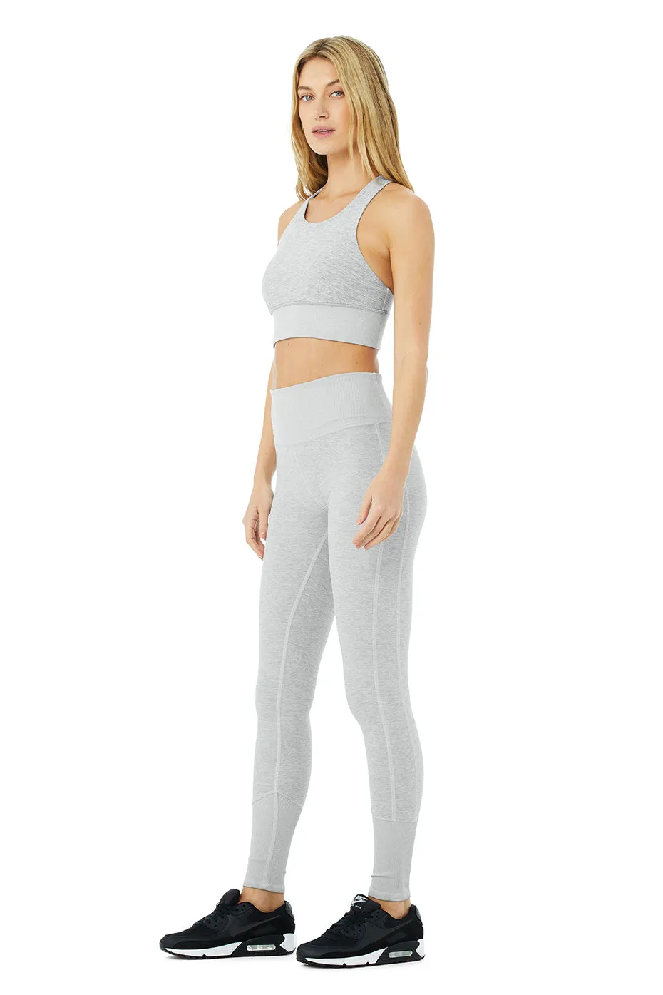 High-Waist Alosoft Lounge Legging - Zinc Heather