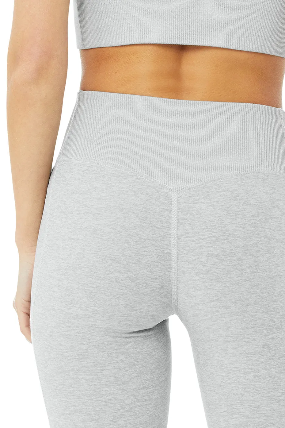 High-Waist Alosoft Lounge Legging - Zinc Heather