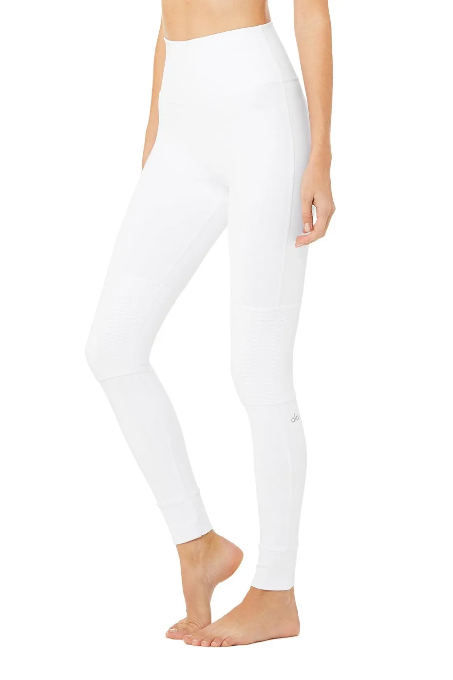 High-Waist Avenue Legging - White