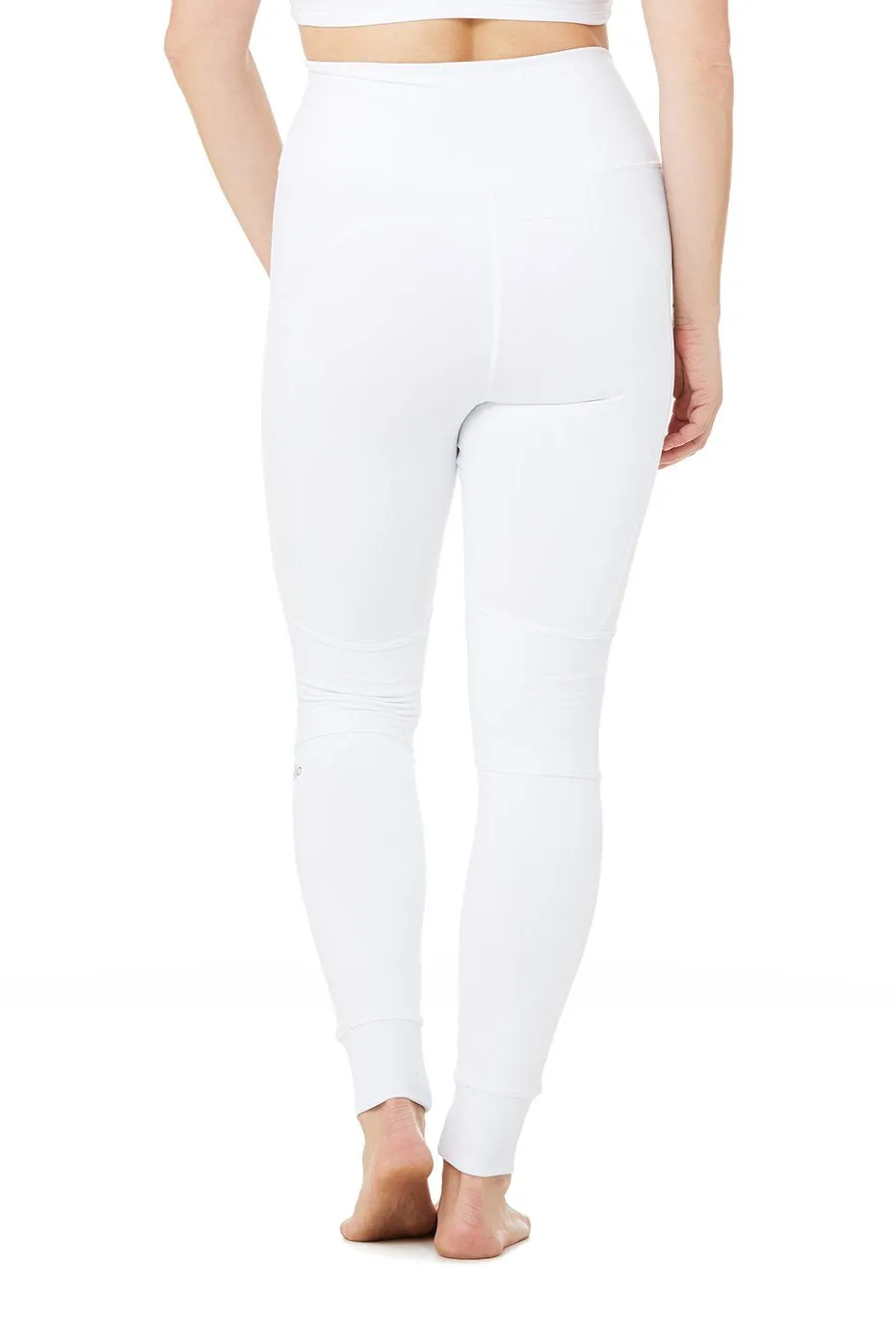 High-Waist Avenue Legging - White