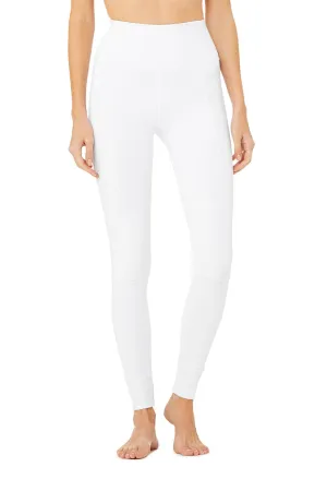 High-Waist Avenue Legging - White